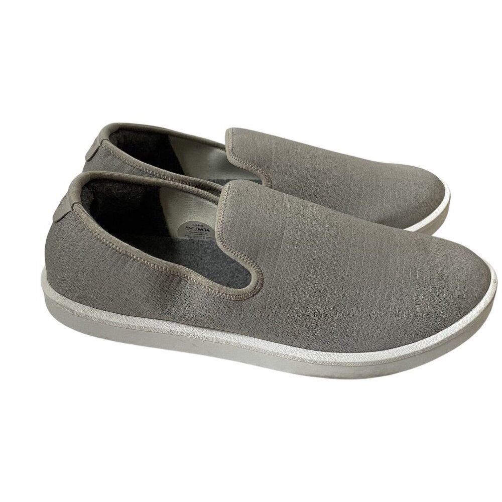 Allbirds Men 14 Gray Woven Comfort Casual Slip On Wool Lounger Loafers Shoes